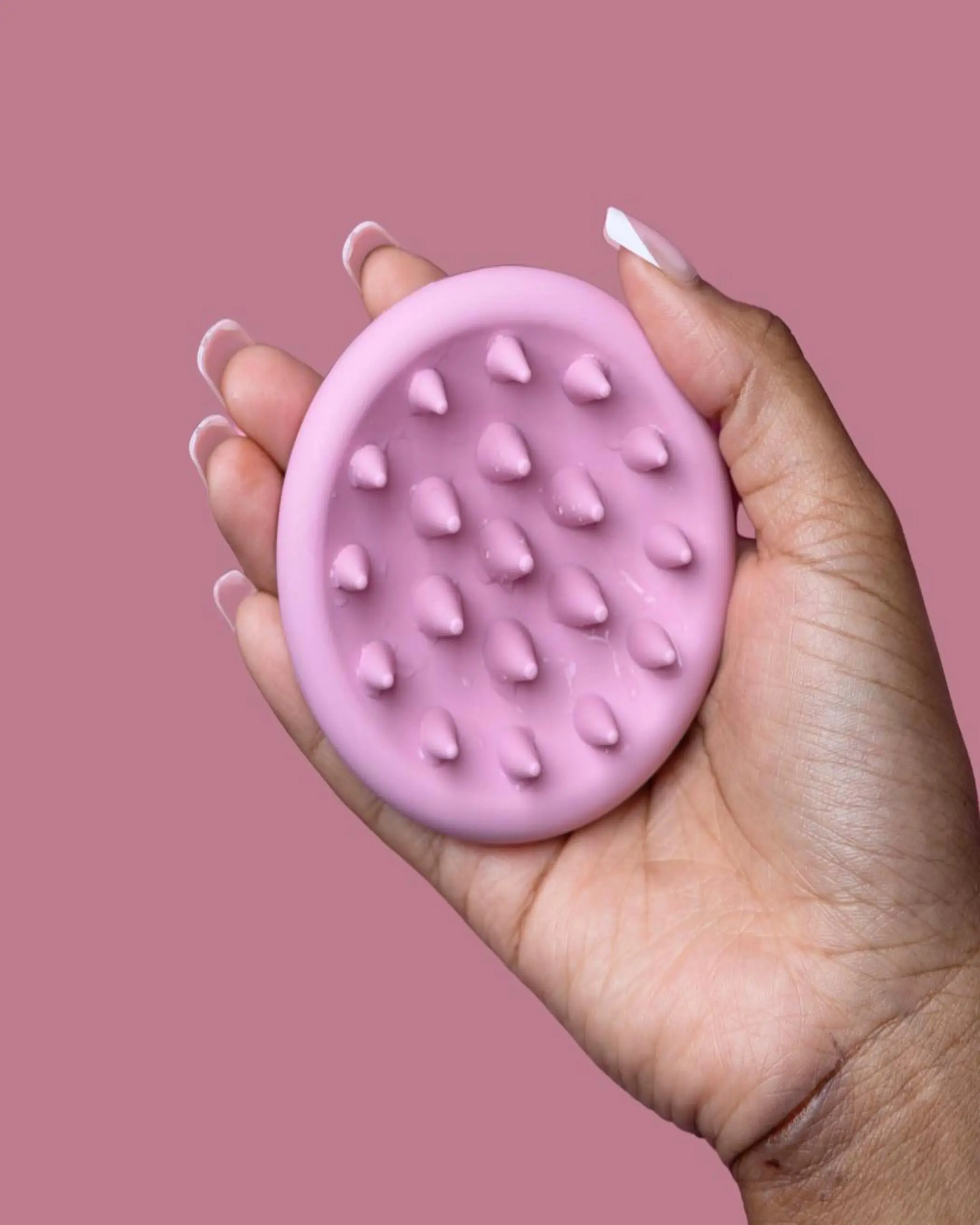 Silicon Scalp Massager Relaxing Silicone Tool for Hair Care Routine Enhancer & Scalp Stimulation