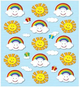 STICKERS: SUNS & RAINBOWS