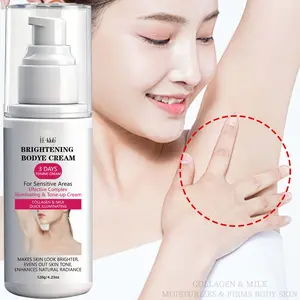 120g Brightening Body Cream with Vitamin C and Niacinamide, Suitable for Body, Intimate Areas, and Armpits, Moisturizing and Whitening