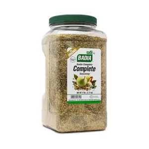 Badia Complete Seasoning 96 oz All-Purpose Spice Blend with Garlic Onion Salt Pepper Herbs & Spices Savory Signature Blend from America