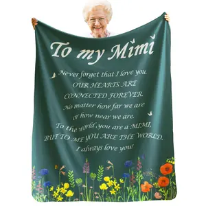 Mimi Gifts, Gifts for Mimi, Mimi Gifts Blanket, Mimi Birthday Gifts, for Mimi, Thanksgiving Gifts for Mimi(50 x 60)