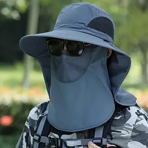 Summer Wide Brim Sun Hat For Outdoor Activities - Fishing, Beach, Cycling