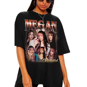 Limited Megan Katseye Unisex Shirt For Man and Woman 90s