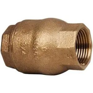 NIBCO 3/4" Bronze Threaded Inline Check Valve, FNPT x FNPT Connections, 250 WOG Rating, Model NL93188