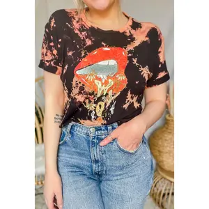 Acid Wash Dripping WYO Tee *RESTOCKED* *2 LEFT*