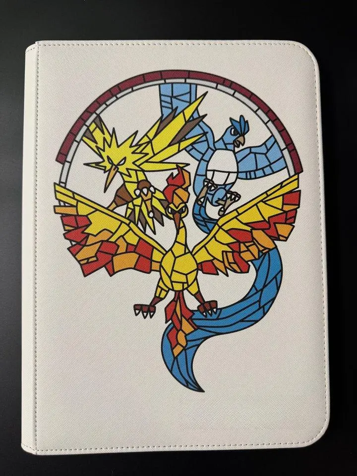 Custom Binder - Bird Trio 9 Pocket Sideload Holds 360 Cards - TikTok Shop