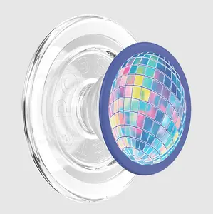 PopSockets Disco Mirage MagSafe PopGrip - Magnetic 3-in-1 Cellphone Mobile Accessory, Phone Holder, Stand, Mount with Disco Styling for Smartphones