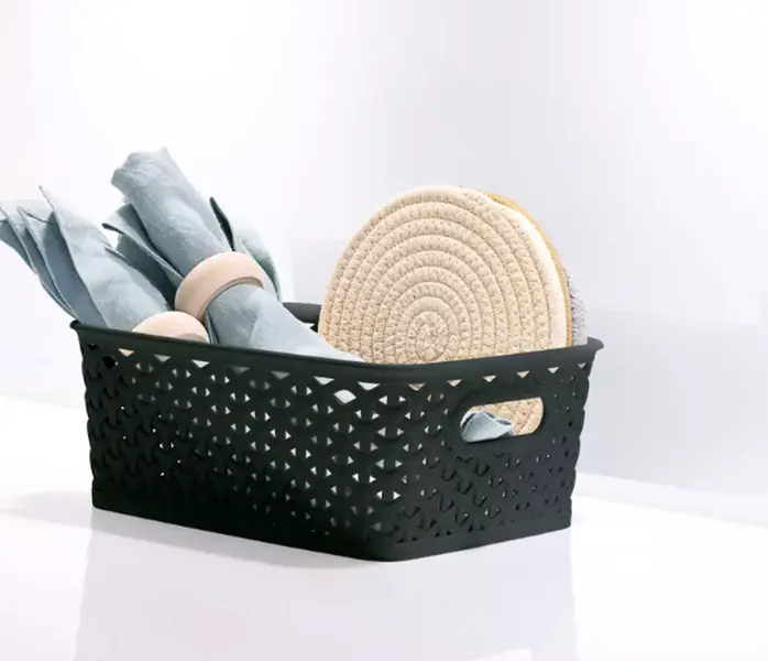 Decorative Storage Basket – Perfect for Bathroom, Closet, Living Room and Home Organization