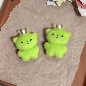 2pc Cat Invasion of Earth Handmade Plush Doll Keychain - Super Soft and Cute Accessory Gift