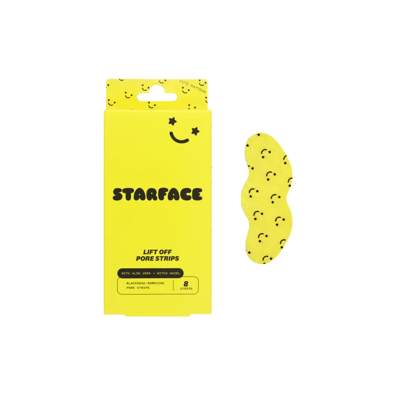 Starface Lift Off Pore Strips, 8 ct Aloe