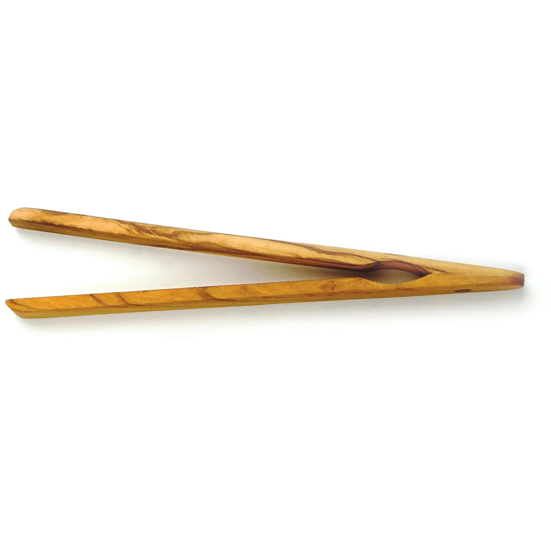 RSVP Olive Wood Toast Tongs