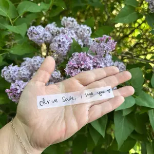 2PK CUSTOM handwriting rear view mirror decal, drive safe I love you, mirror decal for spouse, permanent vinyl. Windshield Sticker Car Stickers Car Decorations