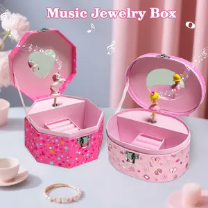 Paper Music Jewelry Storage Box, Elegant Design Organizer for Accessories, Perfect Gift Idea for Musicians & Music Lovers