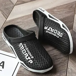 Mens Summer Outdoor Clogs Quick Drying Non Slip Thick Sole Beach Sandals Soft Comfortable Durable Odor Resistant Slippers for Men