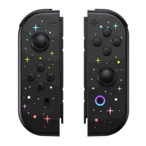 Garyki Wireless Switch Controller for Switch/Lite/OLED, Dual Vibration & Motion Control - STAR(Black)
