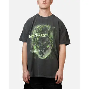 73Studio X The Matrix Trinity Heavyweight T-Shirt Black