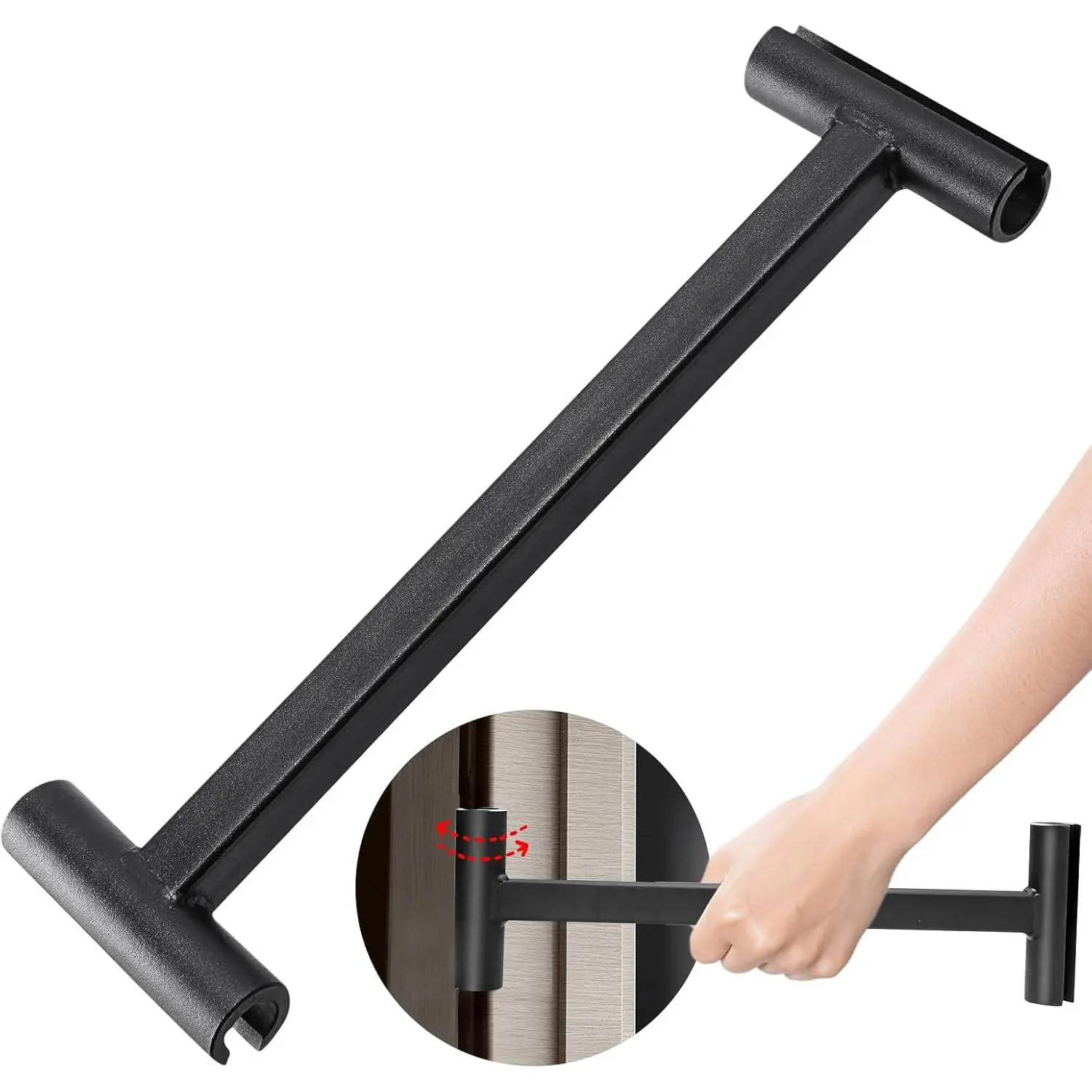 Heavy-Weight Integral Steel Hinge Bender & Wrench - .134 & .180 Gauge, Door Gap Repair Tool for Standard and Commercial Door Hinge Adjustment