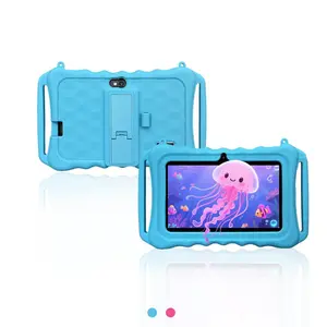 7 Inch Android Tablet, 2GB RAM 32GB ROM Tablet with Silicone Case, Dual Camera, Parental Control Tablet, Educational Entertainment Multifunctional Tablet