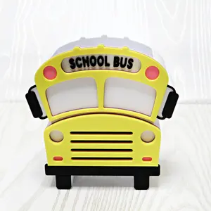 School Bus Pencil Holder – Desk Organizer for Classroom