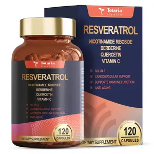 Totaria Resveratrol 8000mg, Dietary Supplement Capsules, 120 Count
