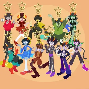 Dancestor Double Sided Glitter Keychains