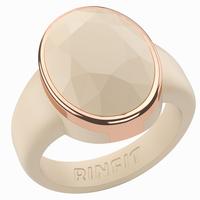 Nude with Metal Rose Gold