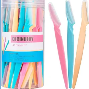 Stainless Steel Makeup Eyebrow Razor Set