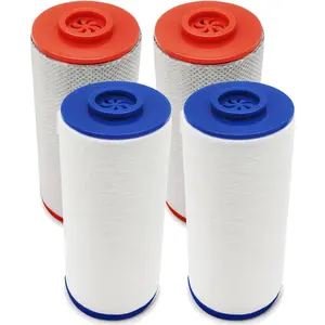 Replacement for Weddell Duo Shower Filter,Compatible with Weddell Duo Cartridges Full Set, for High-efficiency Shower  System Removes Chlorine,  & Particulates (2+2)