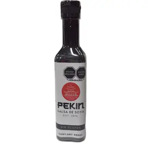 Pekín Salsa de Soya Bottle 355 ml - Flavor Sauce with Gluten-Free Ingredients