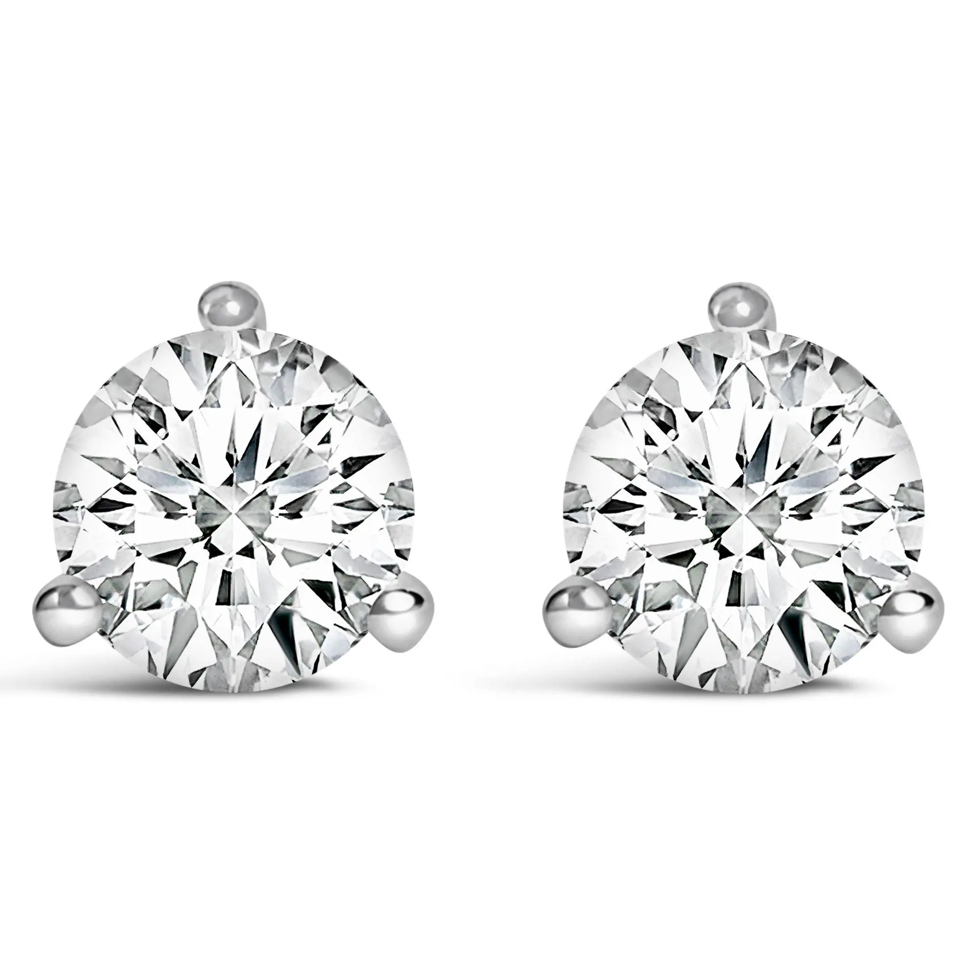 Haus of Brilliance 0.75 cttw Lab-Grown DiamondEarrings, 14K Haus of Brilliance 0.75 cttw Lab-Grown DiamondEarrings, 14K