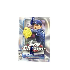 Topps 2025 Baseball Blaster Collectible Trading Card Pack with Special Refractor Parallels Inside for Baseball Enthusiasts