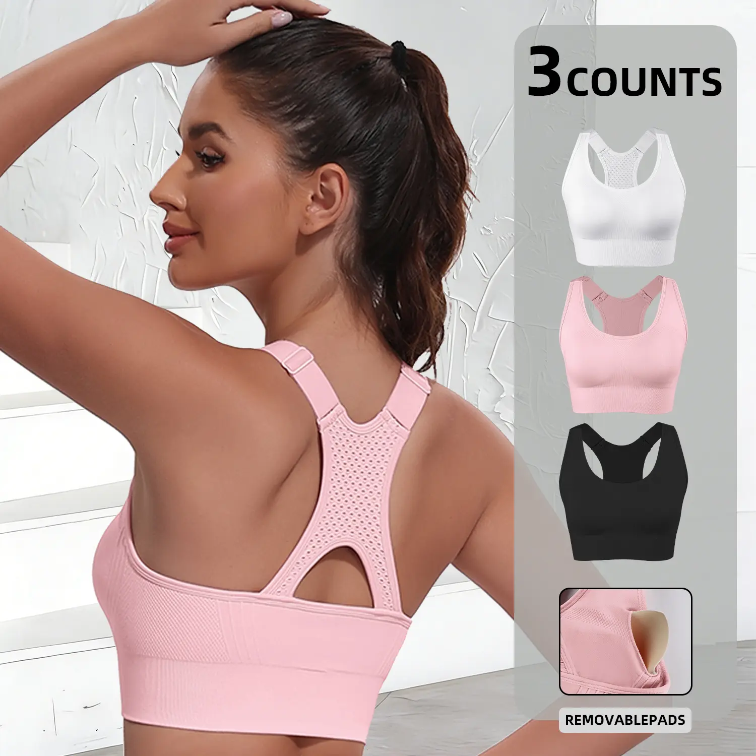 Women's 3-Pack Camisole Tank Inner Wear, Adjustable Spaghetti Straps Basic Undershirt, Soft Base Layer Women's Tanks & Camis for Layering