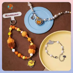 New Genuine Maihe Rilakkuma Phone Strap Blind Box Cute Kawaii Phone Strap Keychains Ornament Gift Gulu Gulu Series Mystery Box
