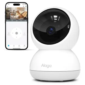 【Discount error】Alaga AI 2K 2.4G/5G WiFi6 Security Camera 3MP CCTV Indoor Monitor 360° PanTilt, Human Detection, Dual-Band, With Alexa