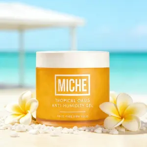 MICHE Alcohol-Free Strong Hold Hair Gel – Anti-Humidity Frizz Defense for Defined Curls, Coils & Waves