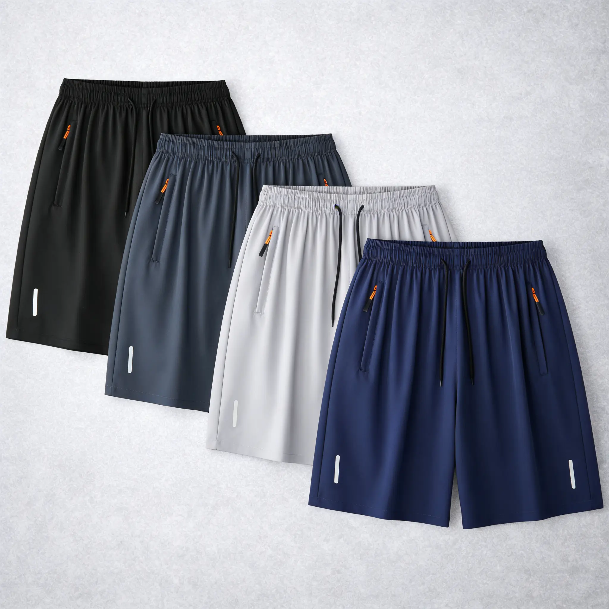 Black + Dark Gray + Light Gray + Dark Blue