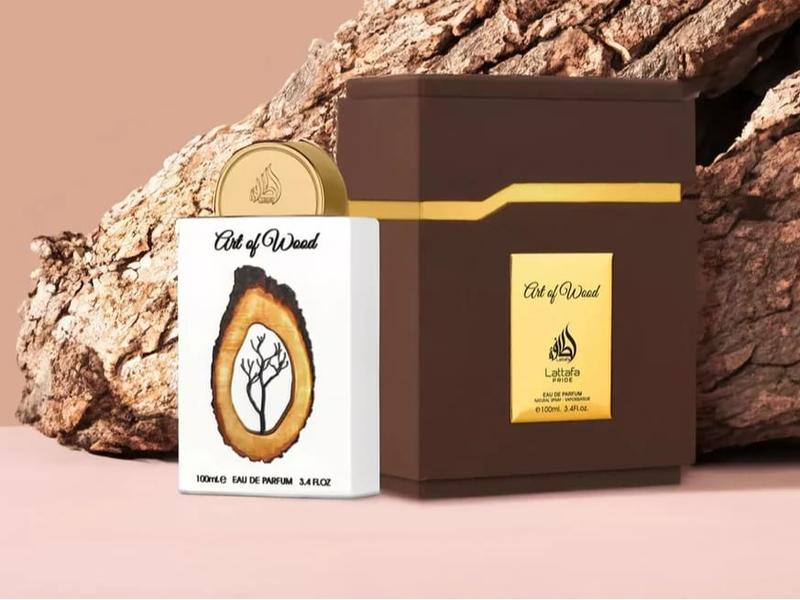 Lattafa Pride Art of Wood for Unisex Eau de Parfum Spray, 3.4 Ounce / 100 Ml
