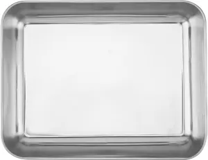 Nonstick baking pan set, 3 pieces, dimensions: 27 × 10 × 21 inches; nonstick baking pans with a mirror surface that can be washed in the dishwasher; suitable for family baking.