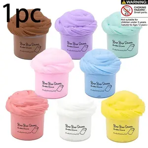 2.37oz Pure Color Butter Clay Set, Non-Sticky, Soft, Scented, Lightweight Mud Crafts, Ideal DIY Cotton Candy Clay Toy Gift