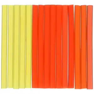 Translucent 4" Mini Color Glue Sticks - 15 Pack