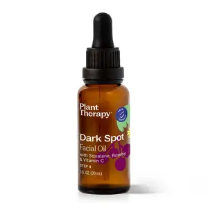 Plant Therapy Dark Spot Facial Oil 30 mL (1 oz) Visibly Reduces the Look of Dark Spots, and Scars, Promotes a More Even, Brighter-Looking Tone, Defends Against Discoloration-Causing Stressors