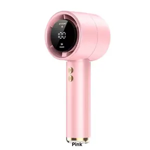 USB Mini Portable Fan 100-Speed Handheld Turbo Fan in Pink Color for Personal Cooling in Pink Blue White Black