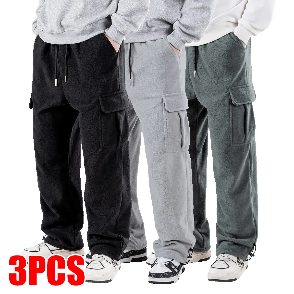 Black + Light Gray + Dark Gray