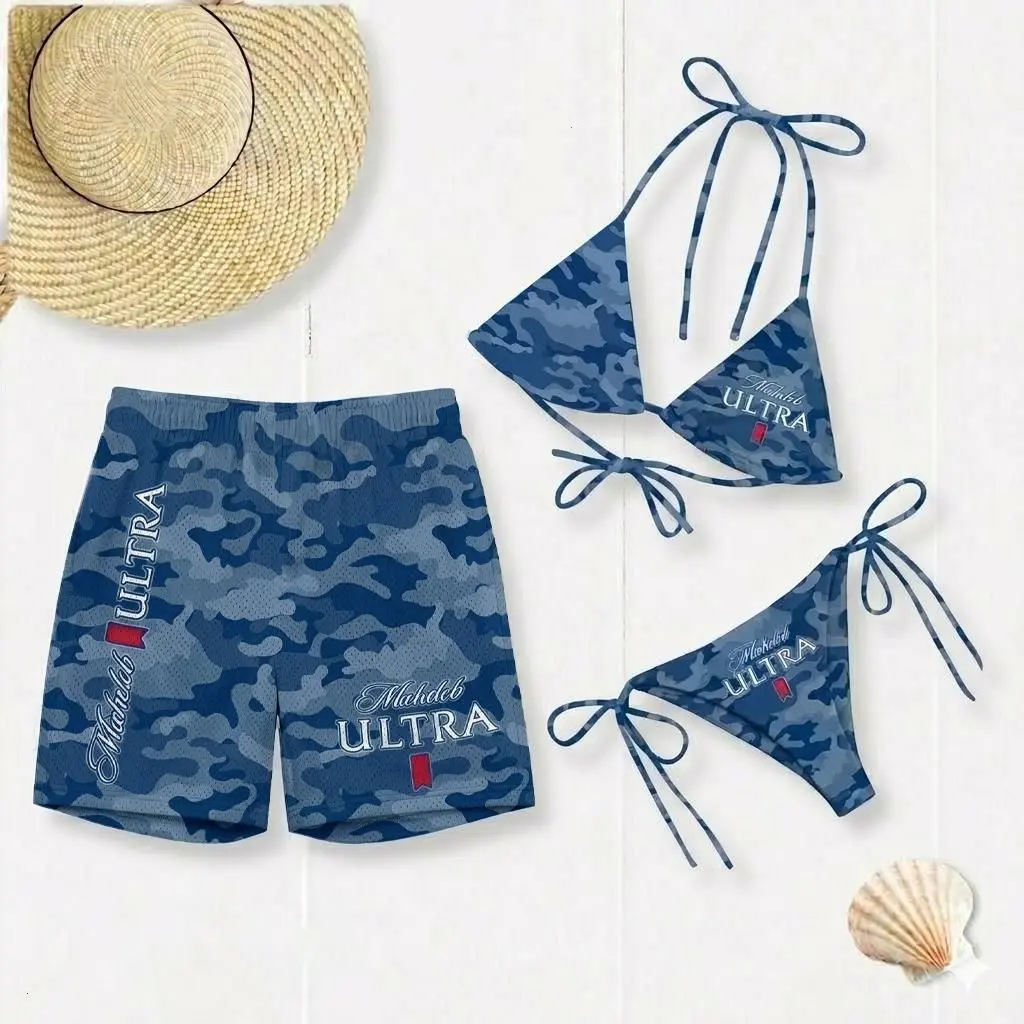 Set Bikini + mesh short 2