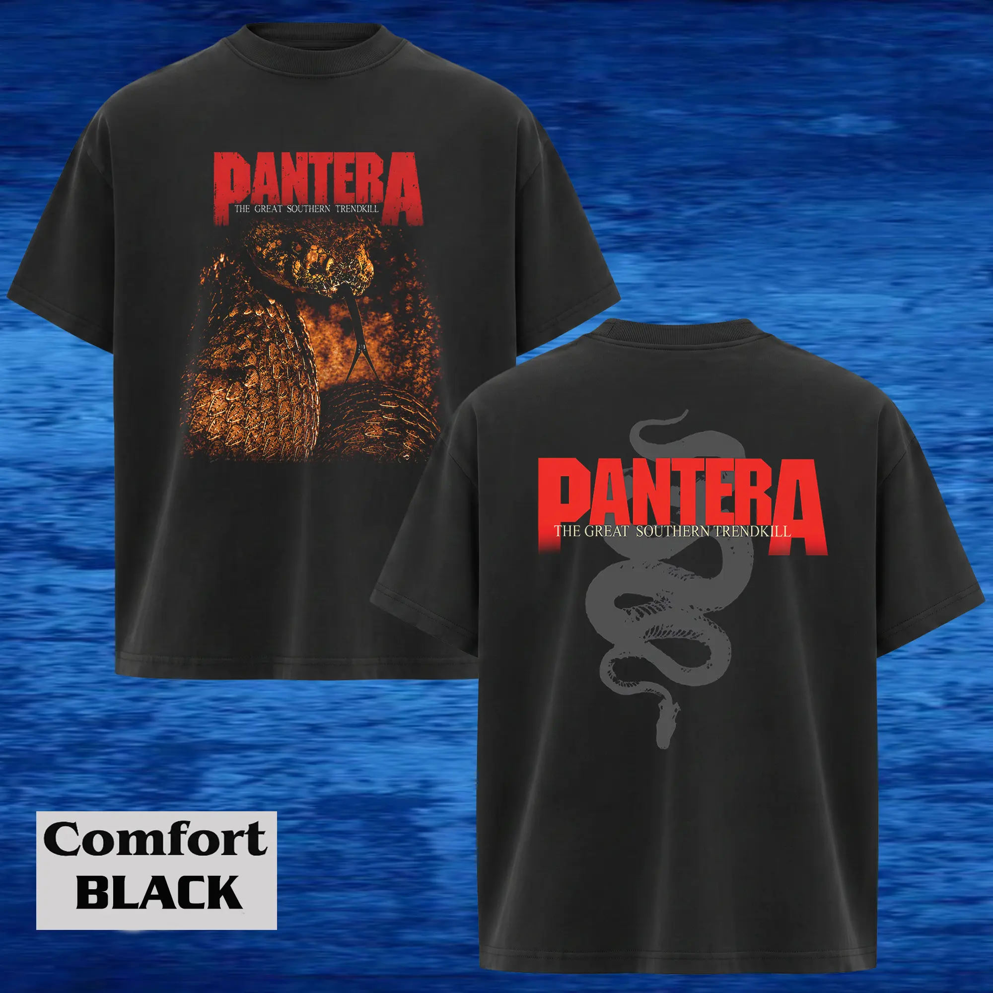 Vintage Pantera - " The Great Southern Trendkill " Album V2 Comfort Colors T-Shirt, Pantera Music Graphic Tee, Rock Band Shirt, Retro Music Tee, Rock Music Lover Shirt, Vintage Band Shirts, Top Men's and Women's Clothing, Concert Merch, Summer Outfits