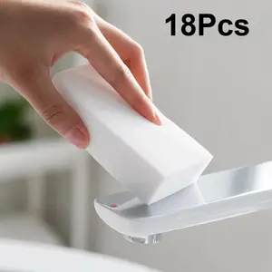 Magic Cleaning Sponge Erasers | 18-Pack or 72-Pack Multi-Surface Cleaning Pads | Just Add Water