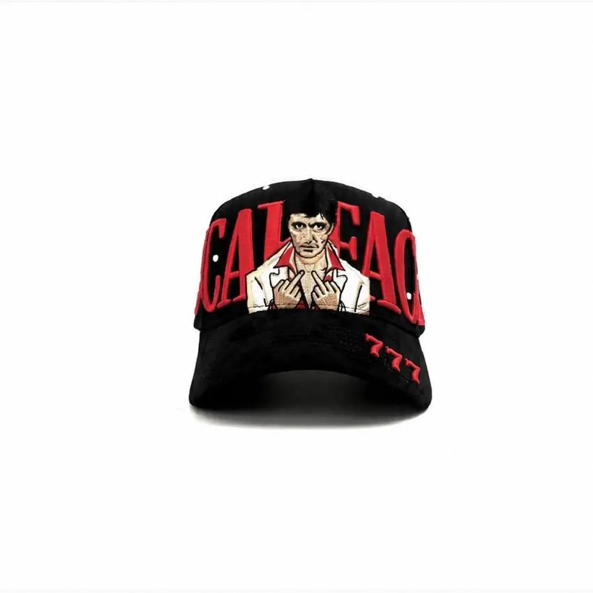 Scarface 1.0 Belico Snapback Hat, Unisex Cap Shape Design with Character Art, Adjustable Fit Fashion Accessory
