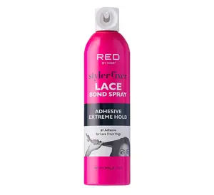 Red by Kiss Styler Fixer Lace Bond Spray Adhesive Extreme Hold 11 OZ
