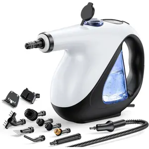 Handheld Steam Cleaner for  3s  Heat-Up No Need to Wait, Upgrade 2 LB Light Weight Easy Refill Portable Steamer Cleaner for Furniture Couch Grout Walls Kitchenware (White)