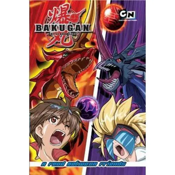 Used Soft Cover Book - Bakugan Battle Brawlers 3: A Feud Between Friends by Cartoon Network, 2009 Edition, 0.34 lbs, Based on the Hit TV Show, Good Condition, English Language